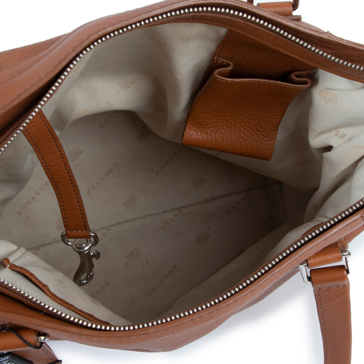 Sac à bandoulière en cuir Fauve Delvaux Mercredi