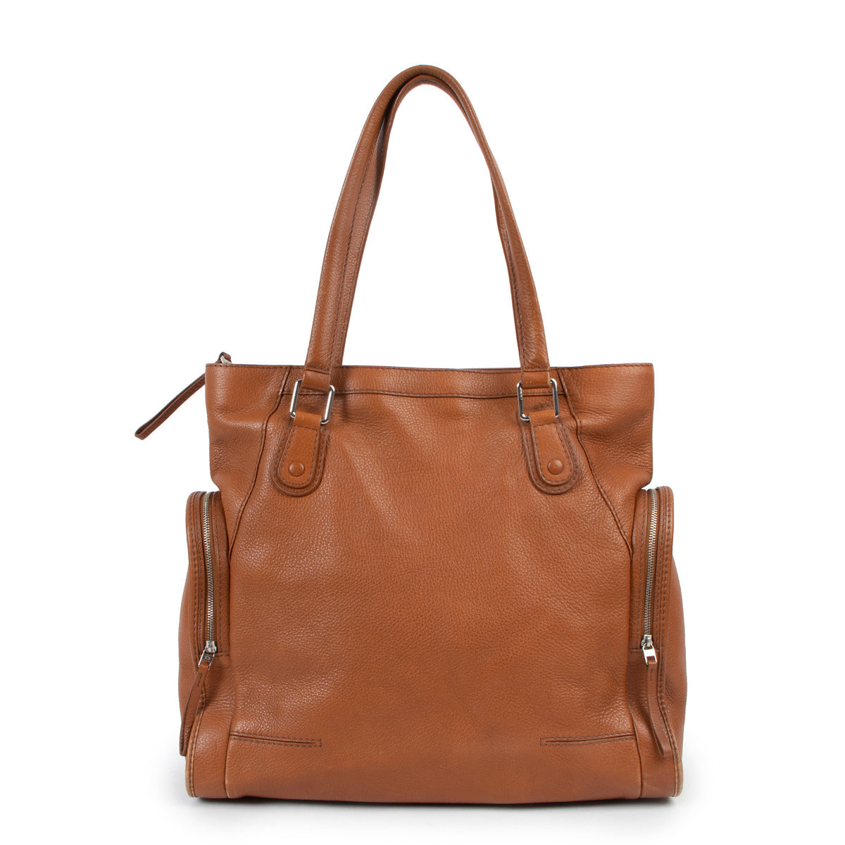 Sac à bandoulière en cuir Fauve Delvaux Mercredi