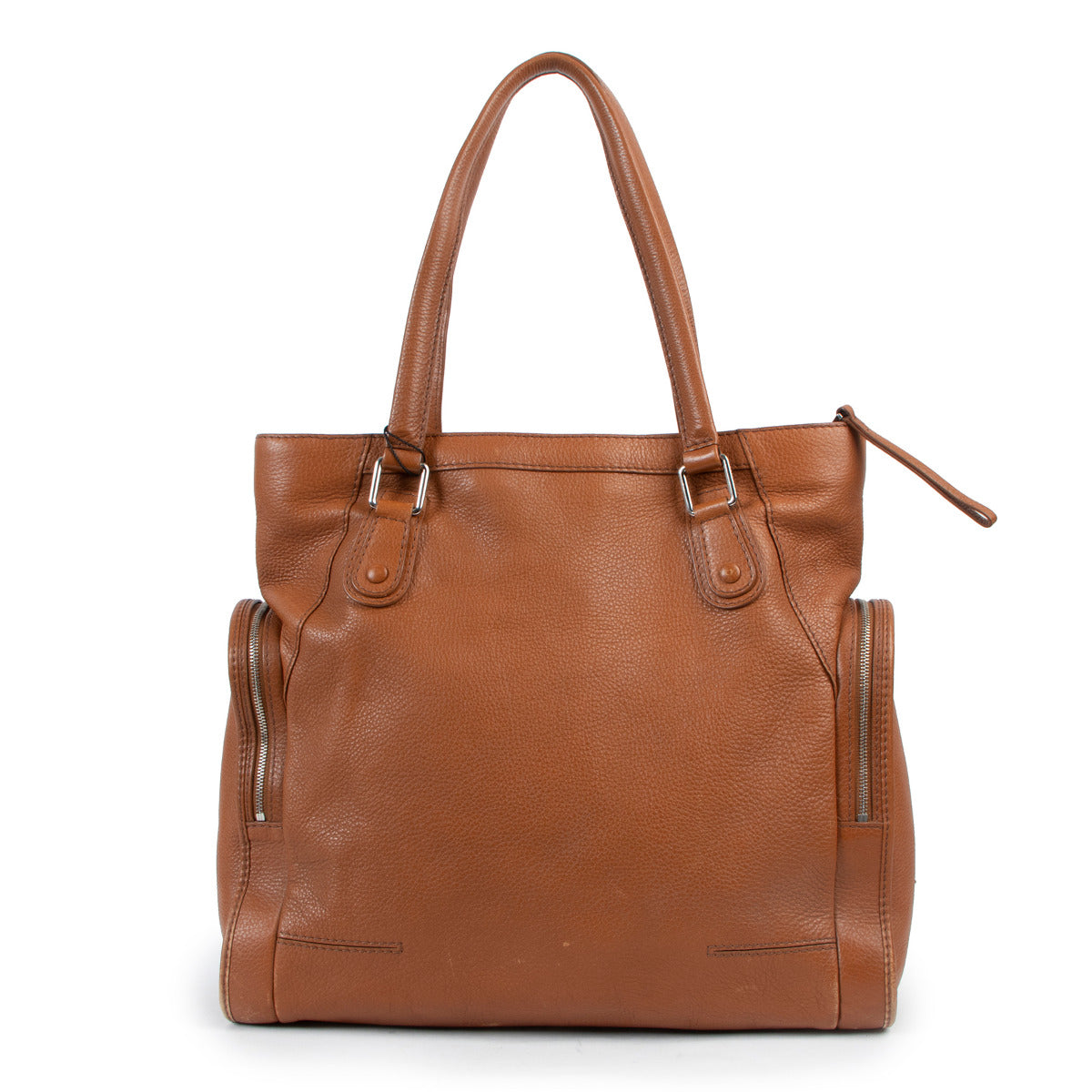 Sac à bandoulière en cuir Fauve Delvaux Mercredi