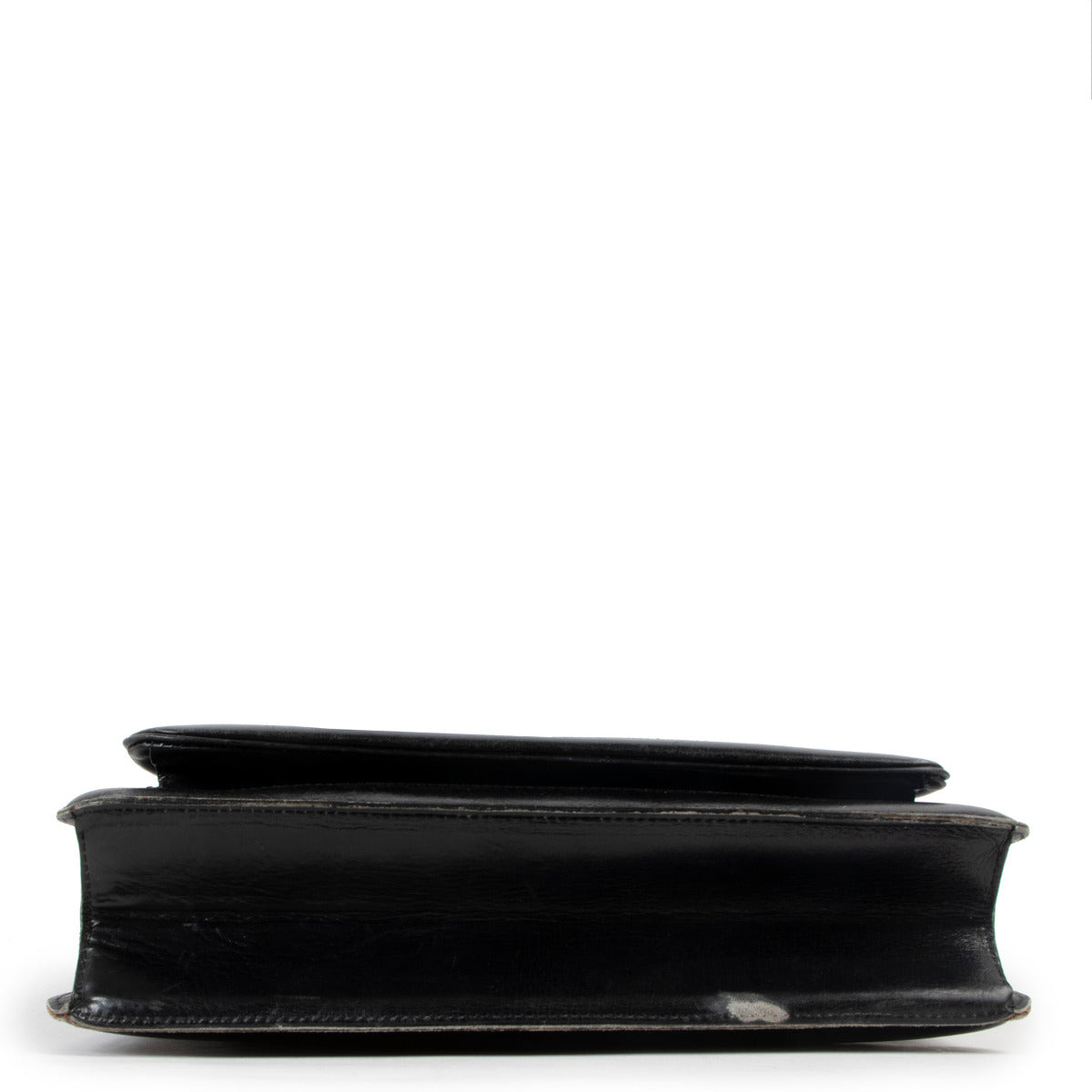 Delvaux Black Box Calf Vintage Handbag