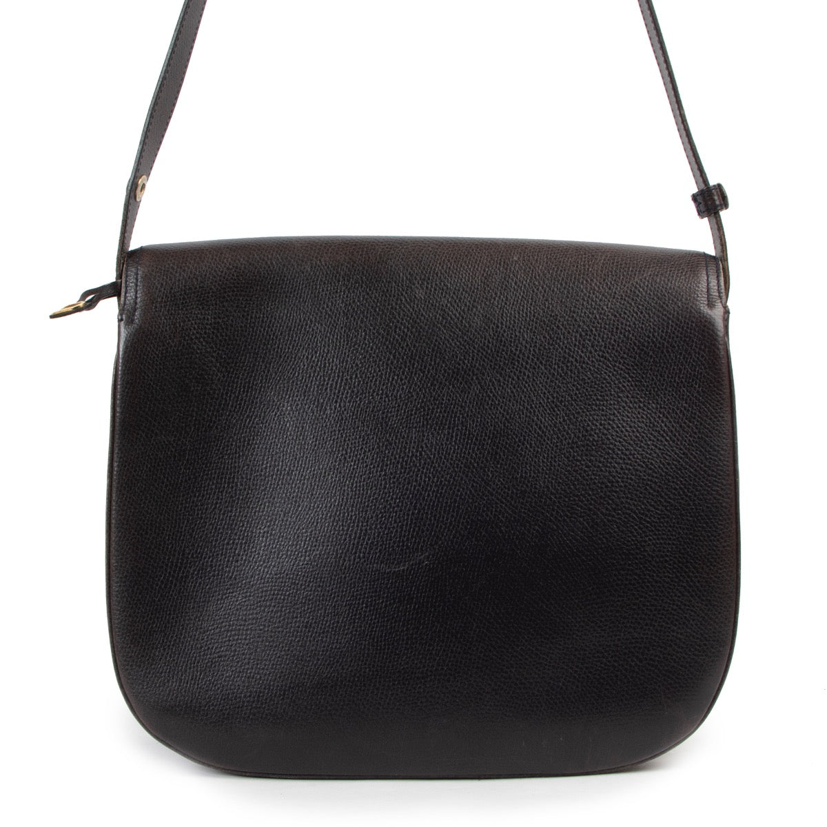Shop safe online at Labellov in Antwerp this 100% authentic second hand Delvaux Navy Blue Shoulder Bag