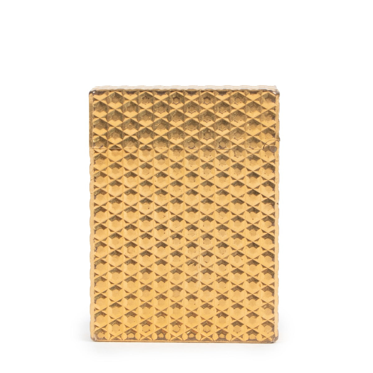 Shop safe online at Labellov in Antwerp this 100% authentic second hand S.T. Dupont Gold Vintage Lighter