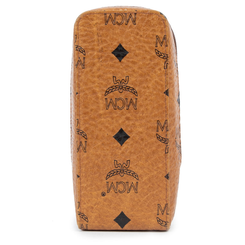 MCM Cognac Visetos Vintage Case Pouch