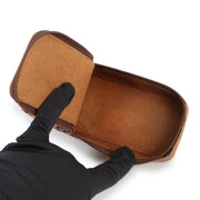 MCM Cognac Visetos Vintage Case Pouch