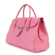 Delvaux Pink Brillant Double Poignée Sellier