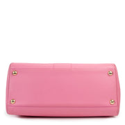Delvaux Pink Brillant Double Poignée Sellier