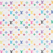 Louis Vuitton Takashi Murakami Monogram Multicolore Cotton Scarf for the best price at Labellov secondhand luxury for the best price