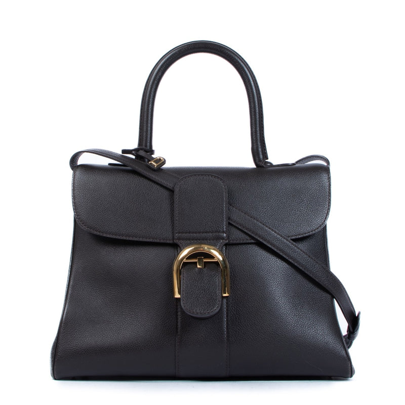 Delvaux Brillant MM Café Sellier