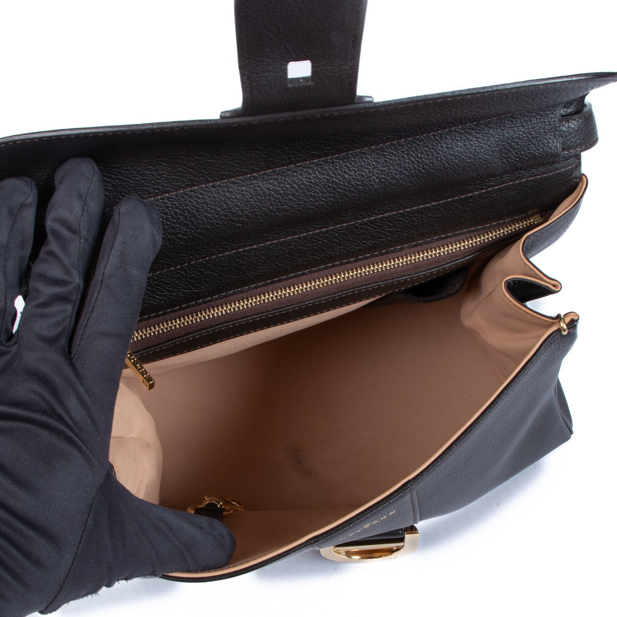 Delvaux Brillant MM Café Sellier