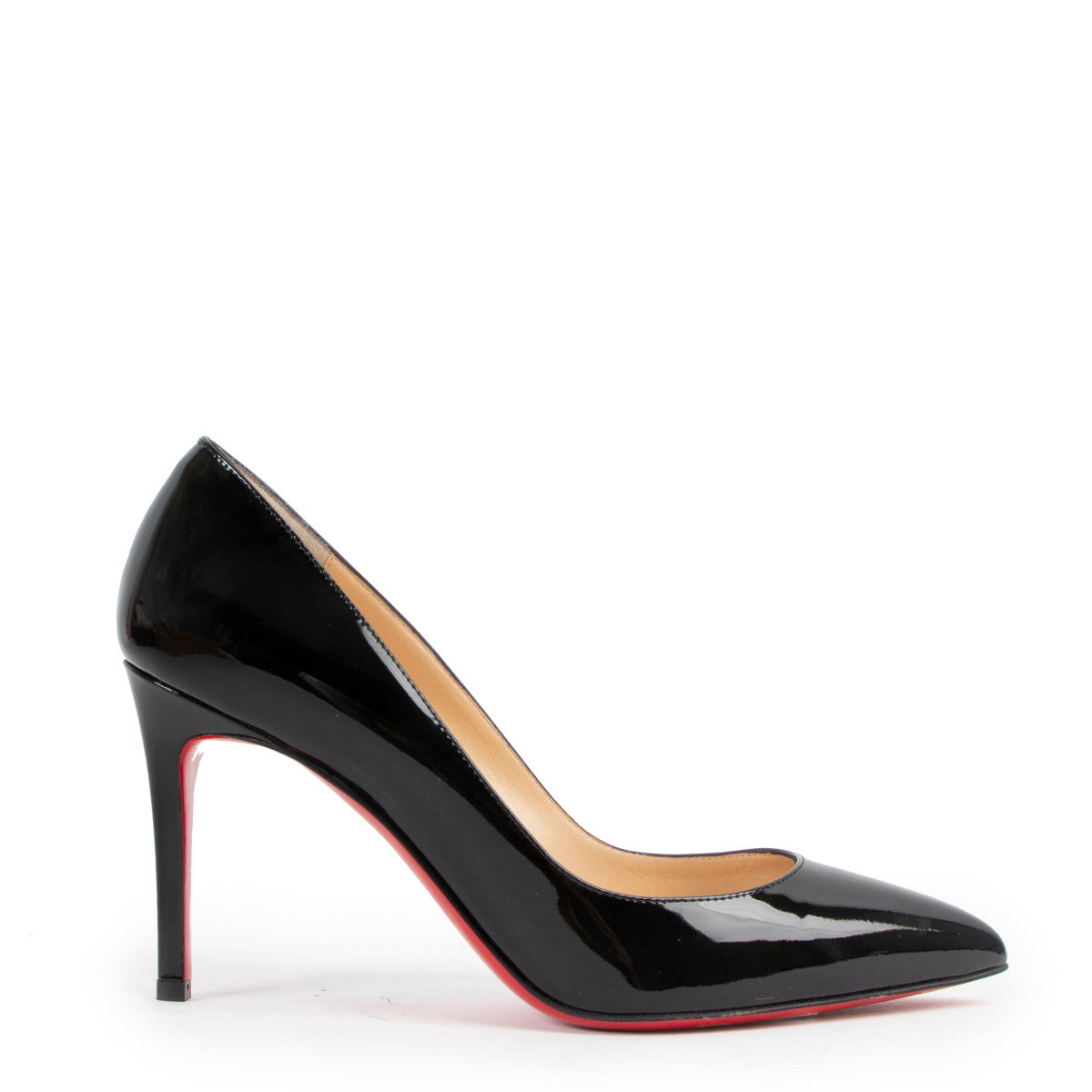 Christian Louboutin Pigalle 85 Black Patent Leather Pumps - Size 37 for the best price at Labellov secondhand luxury in Antwerp Belgium. We buy and sell your authentic designer bags online.