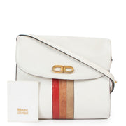 Shop safe online at Labellov in Antwerp this 100% authentic second hand Delvaux White Leather Crossbody