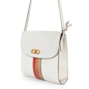 Shop safe online at Labellov in Antwerp this 100% authentic second hand Delvaux White Leather Crossbody