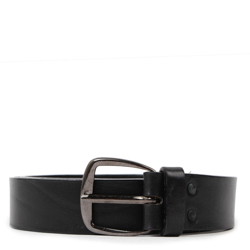 Shop safe online at Labellov in Antwerp this 100% authentic second hand Ann Demeulemeester Black Leather Belt - size L