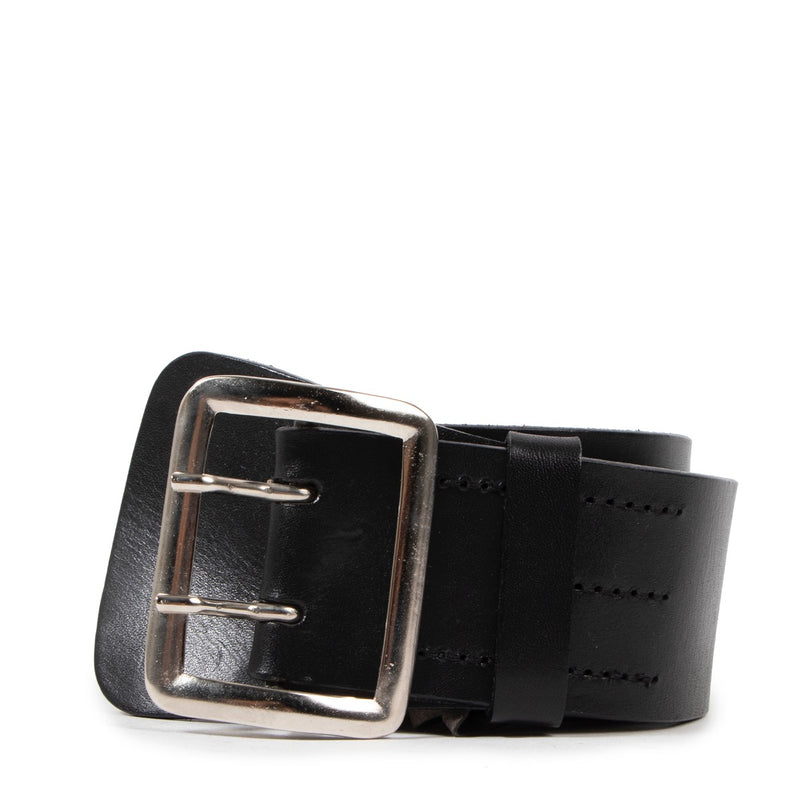 Shop safe online at Labellov in Antwerp this 100% authentic second hand Ann Demeulemeester Black Double Belt - size L