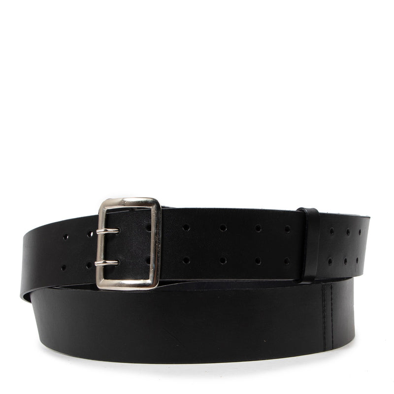 Shop safe online at Labellov in Antwerp this 100% authentic second hand Ann Demeulemeester Black Double Belt - size L