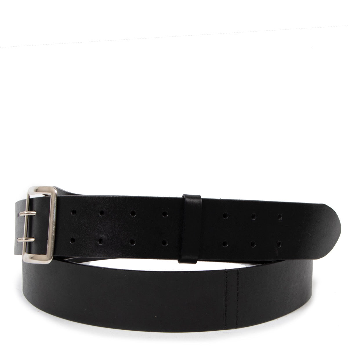 Shop safe online at Labellov in Antwerp this 100% authentic second hand Ann Demeulemeester Black Double Belt - size L