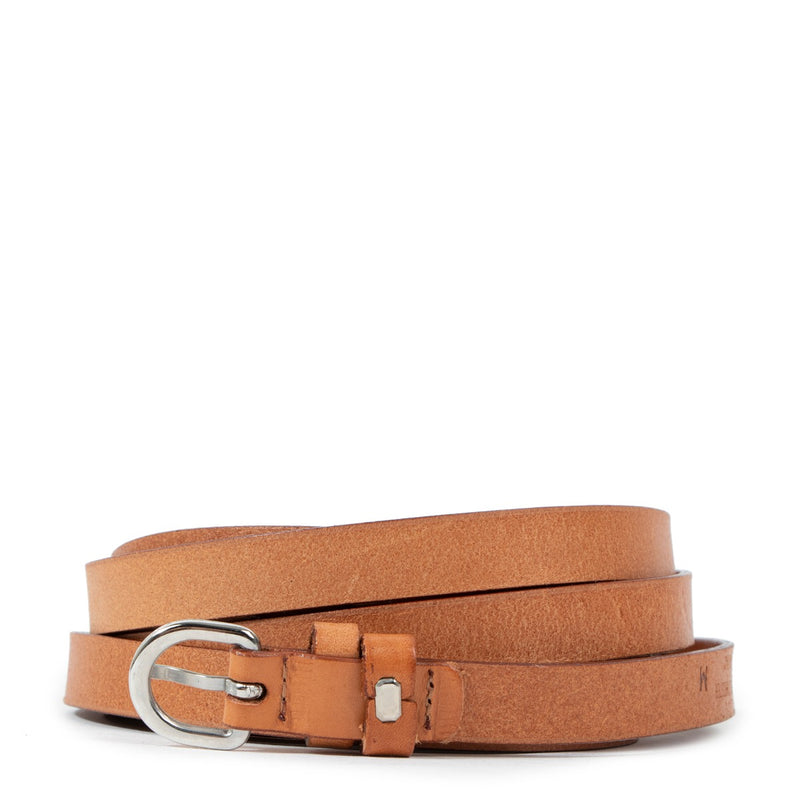 Ann Demeulemeester Dolores Camel Leather Belt