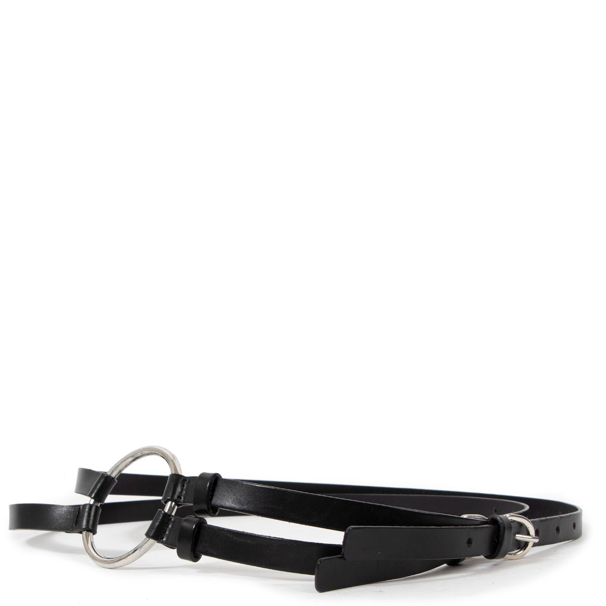Ann Demeulemeester Ceinture Double Boucle Ring - Taille S
