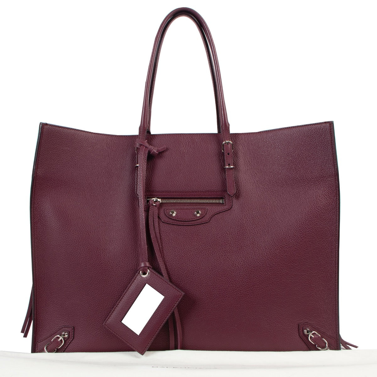 Shop now for your pre-loved, 100% authentic Balenciaga Purple Paper A4 Shoulder Bag, at Labellov.