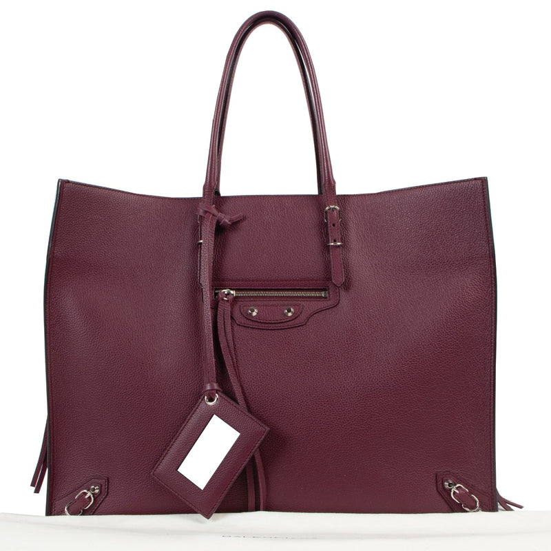 Shop now for your pre-loved, 100% authentic Balenciaga Purple Paper A4 Shoulder Bag, at Labellov.