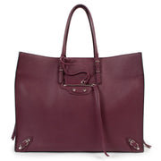 Shop now for your pre-loved, 100% authentic Balenciaga Purple Paper A4 Shoulder Bag, at Labellov.