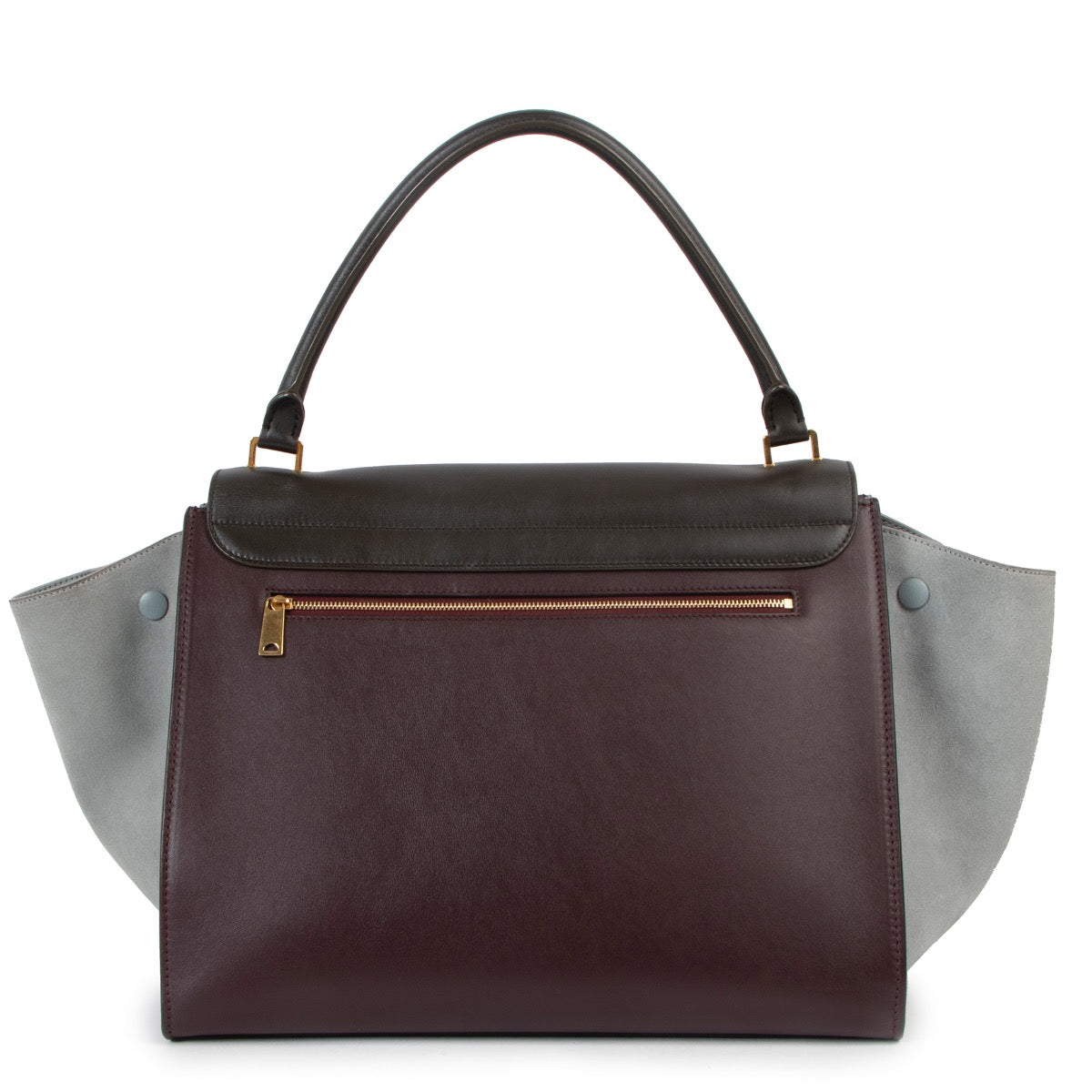 Shop now for your pre-loved, 100% authentic Celine Tri Colour Large Trapeze Bag at Labellov in Antwerp