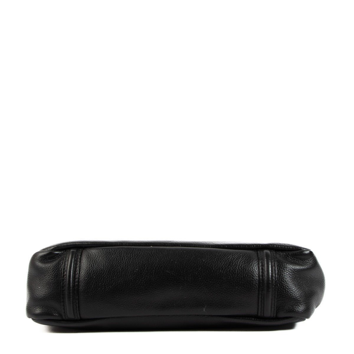 Sac à rabat Chanel Mademoiselle Lock Bijoux Chain en veau noir