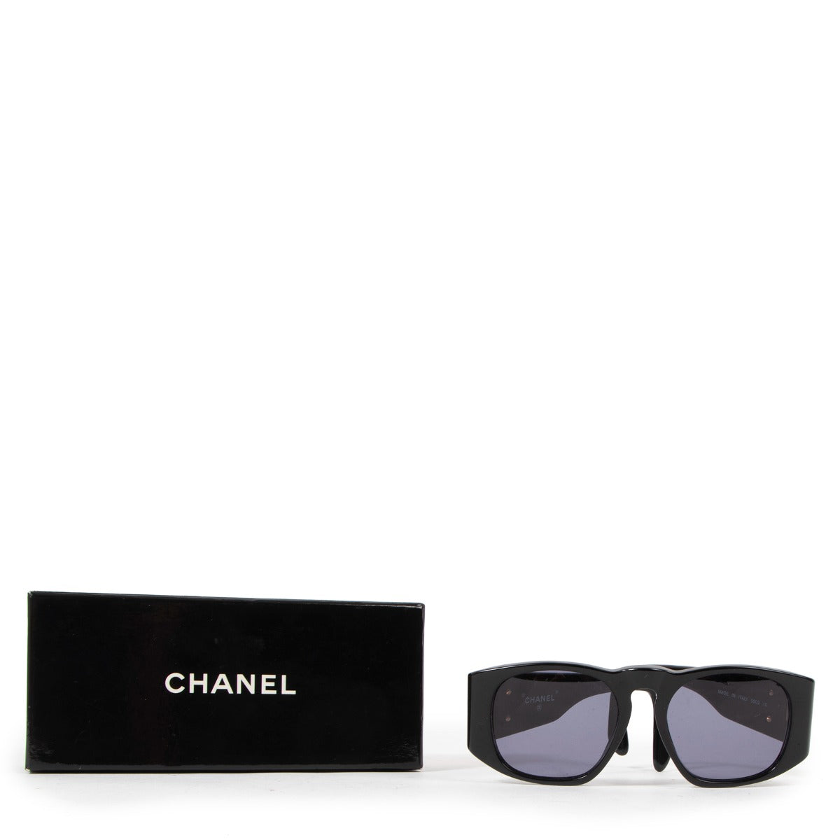 Chanel Black 0003 Quilted CC Vintage Sunglasses