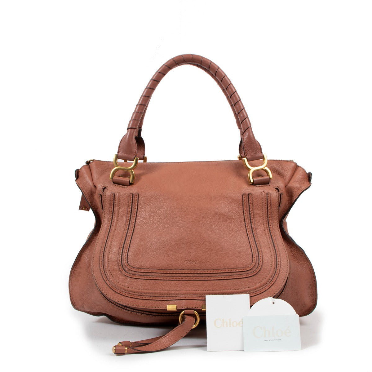 Chloé Clay Pink Marcie Large Bag