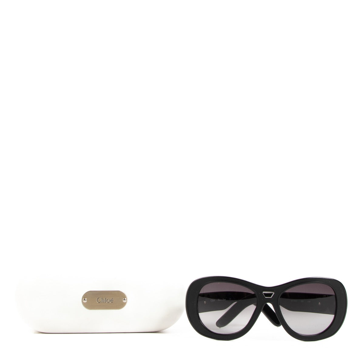 Chloé Black Logo Sunglasses