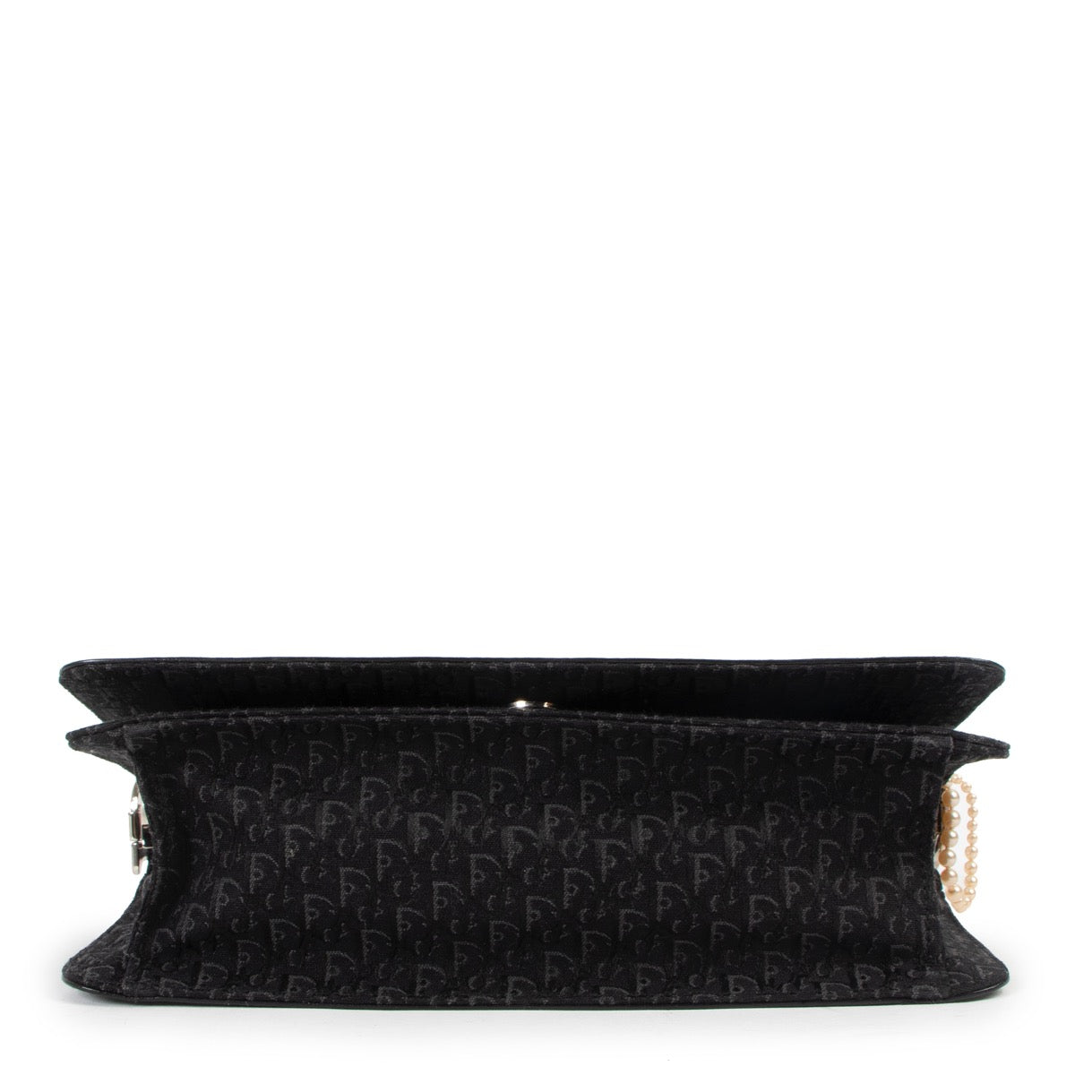 Shop now for your pre-loved, 100% authentic Christian Dior Black & White D'Trick Shoulder Bag, at Labellov.