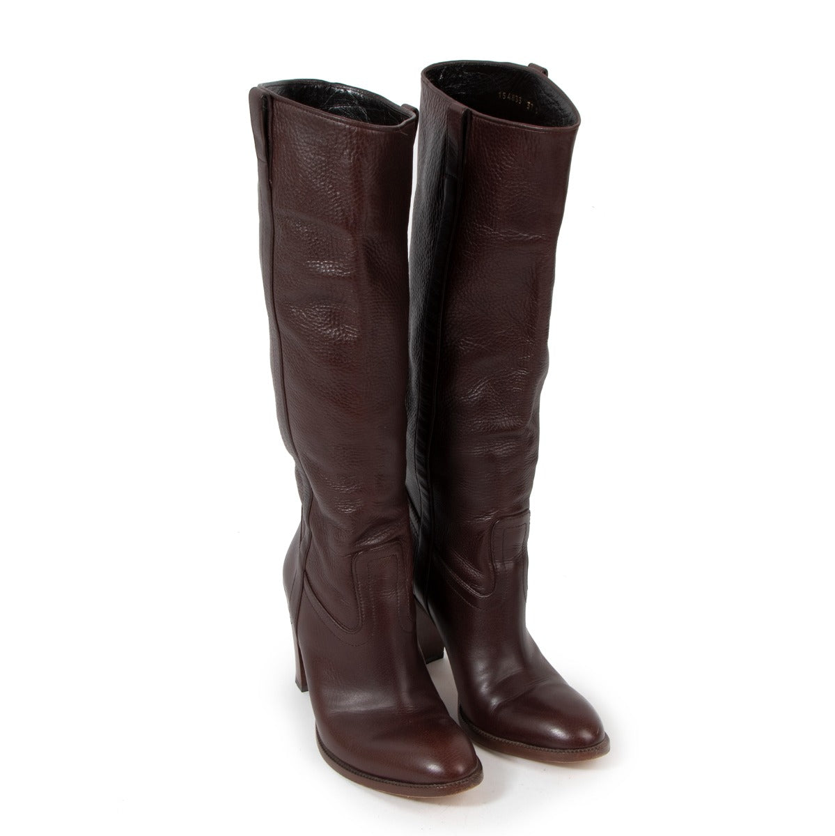 Gucci Brown Leather High Boots