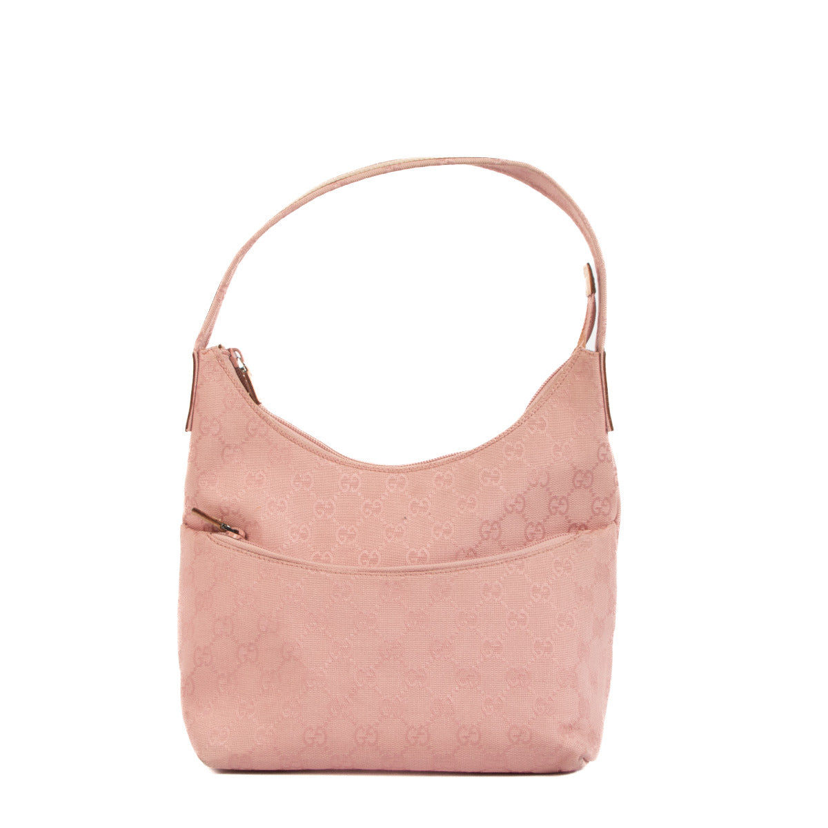 Sac bandoulière Gucci en toile monogrammée rose