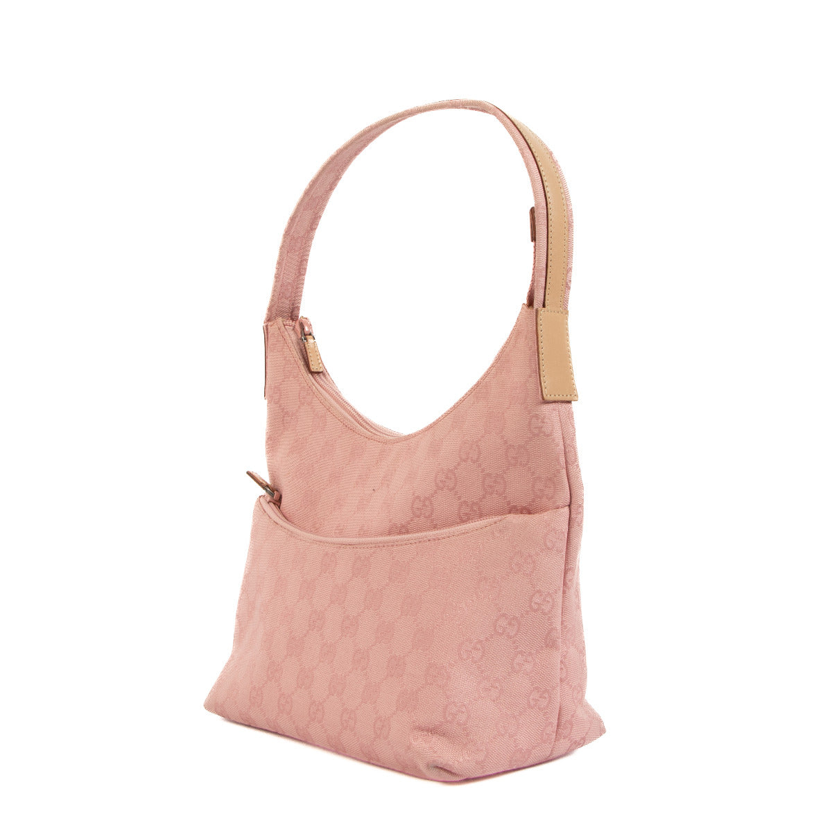 Sac bandoulière Gucci en toile monogrammée rose