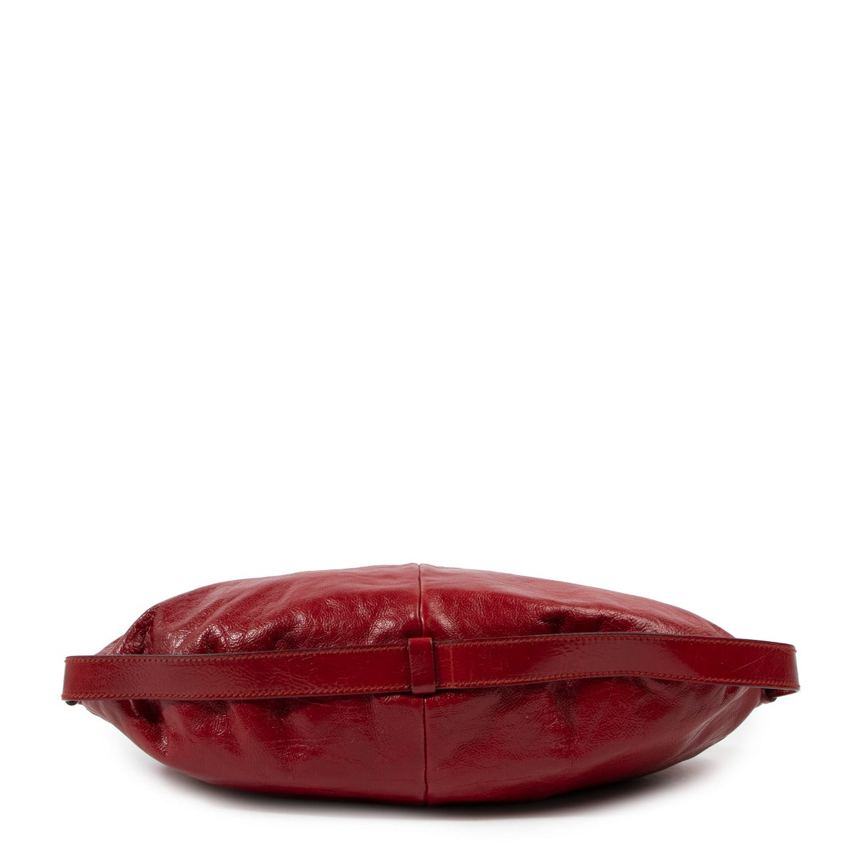 Yves Saint Laurent Red Mombasa Horn Bag