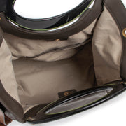 Buy an authentic second hand Marni Kaki Green Leather Top Handle in very good condition at labellov.com