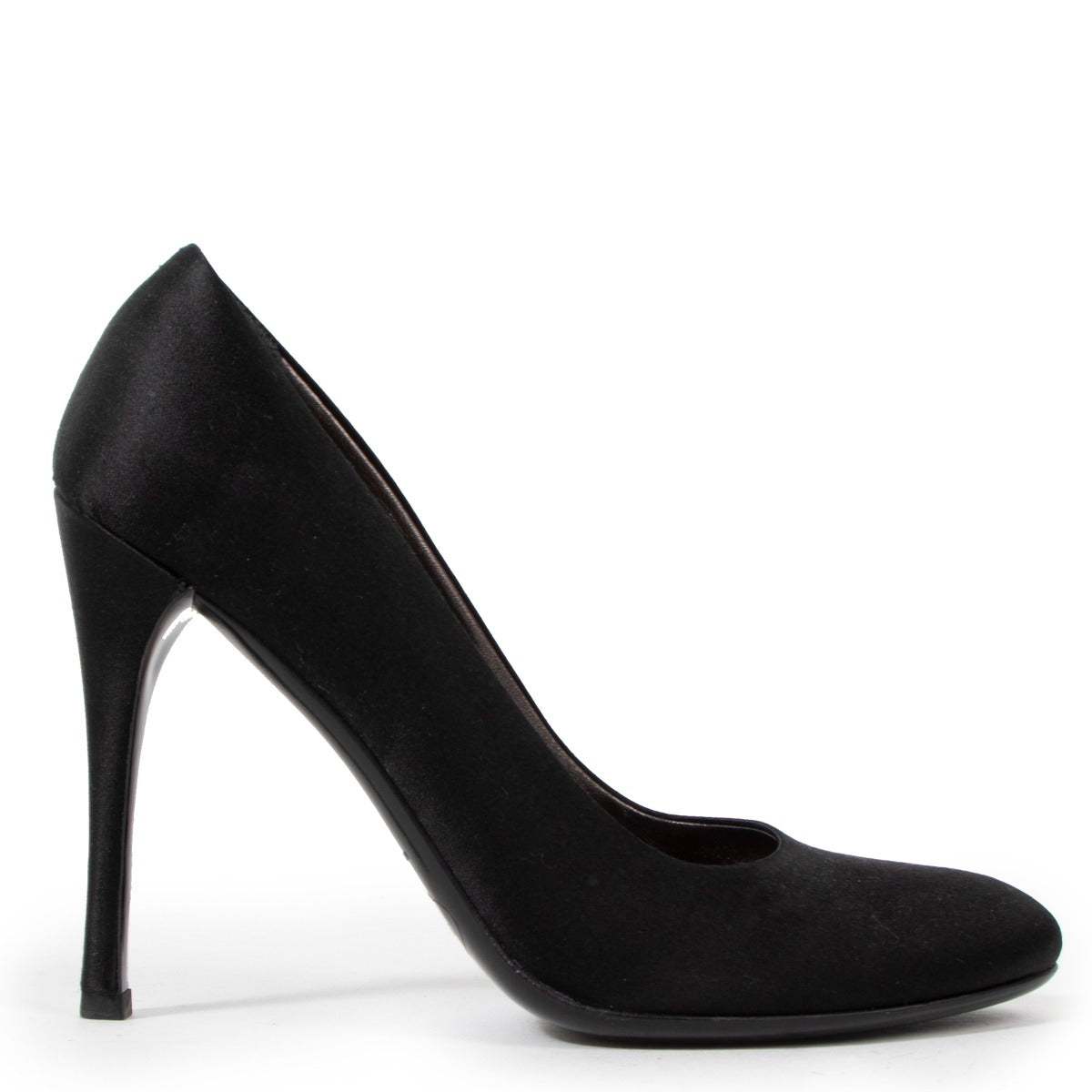 Prada Black Satin Pumps