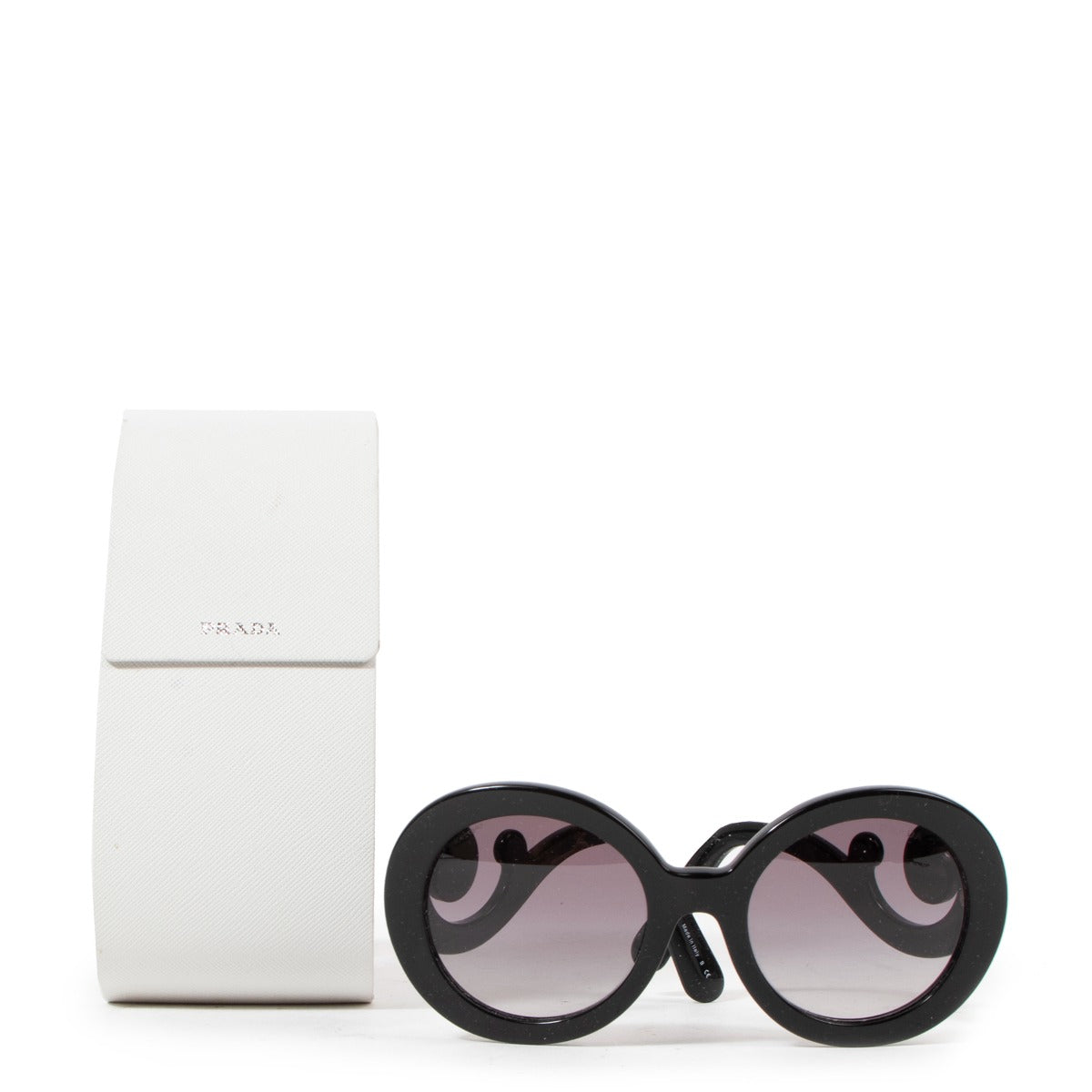 Lunettes de soleil Prada Black Minimal Baroque