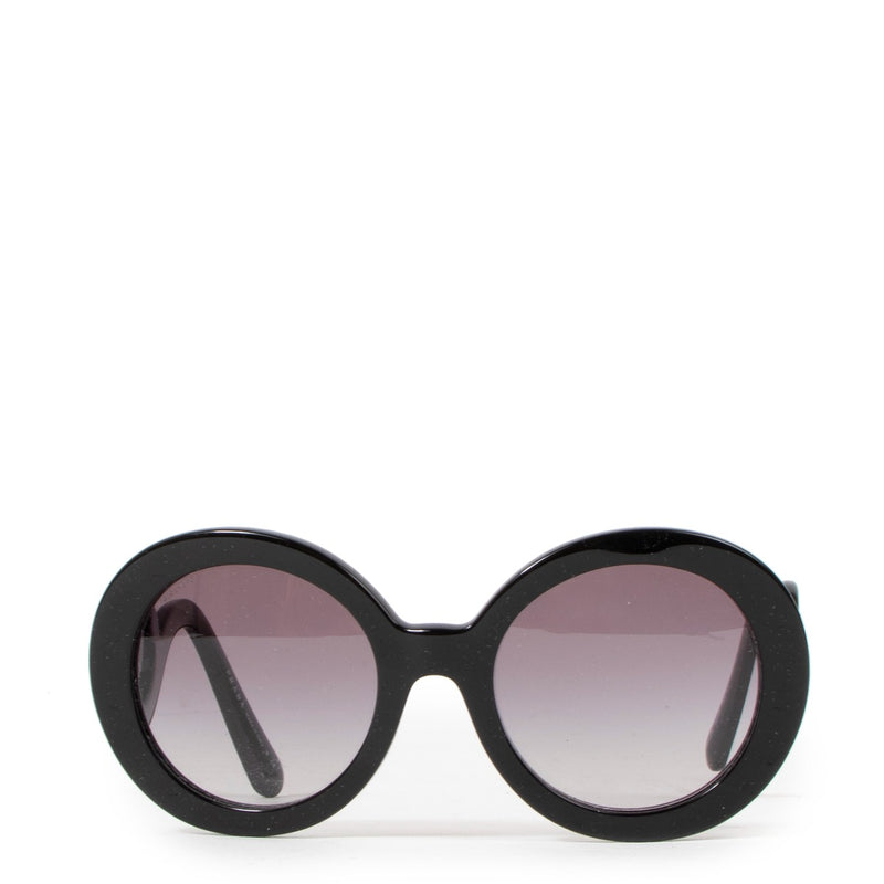 Prada Black Minimal Baroque Sunglasses