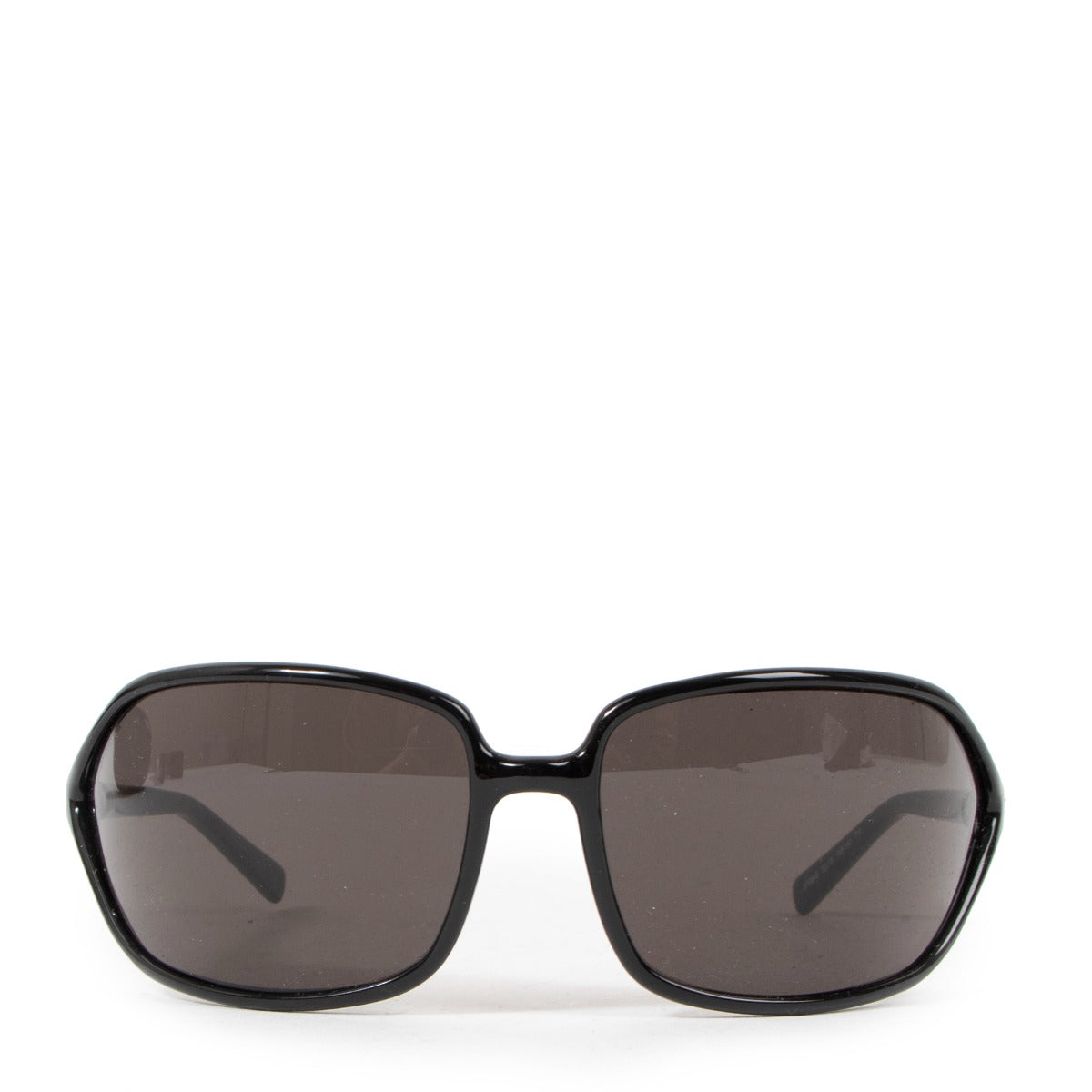 Prada SPR04E Black Wrap-Around Sunglasses