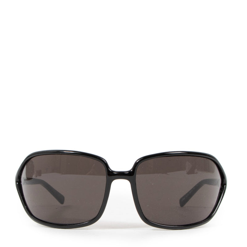Prada SPR04E Black Wrap-Around Sunglasses