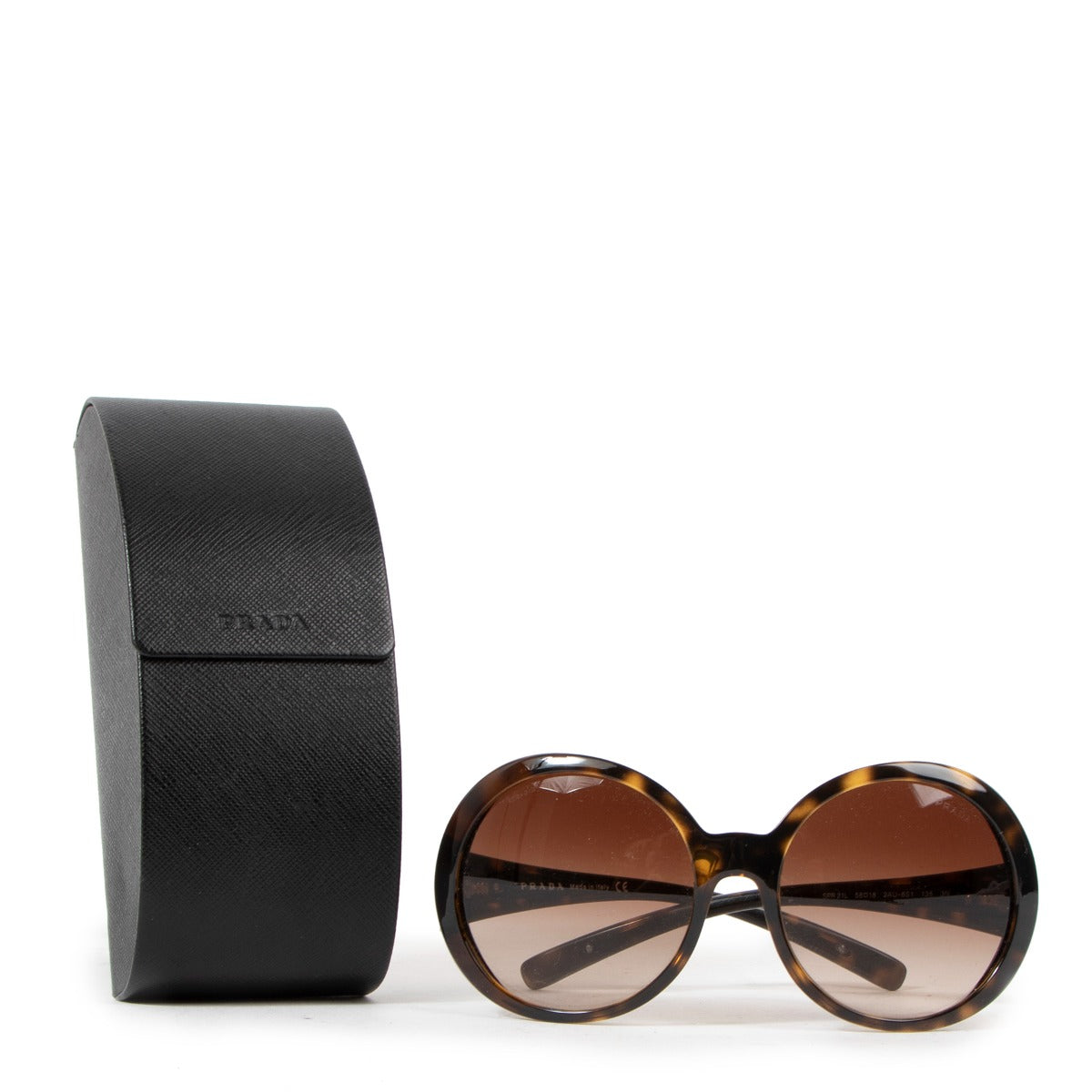 Prada SPR21L Havana Brown Sunglasses