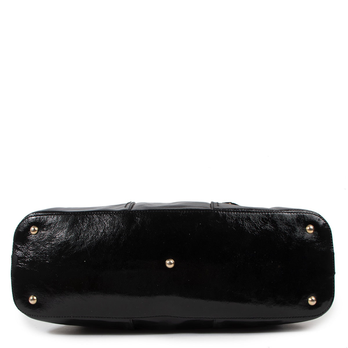 Shop safe online at Labellov in Antwerp this 100% authentic second hand Saint Laurent Black Patent Leather Muse Shoulder bag