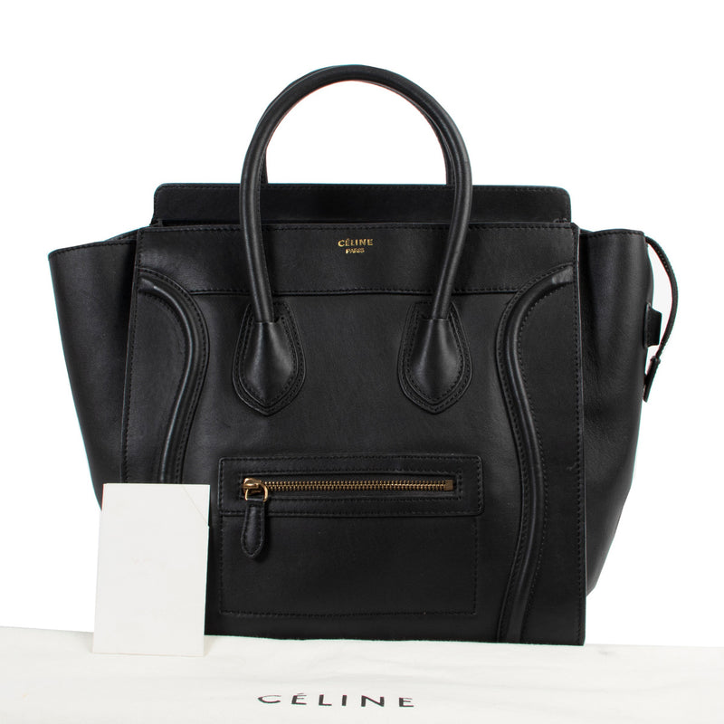 Celine Luggage Zwart Handvat