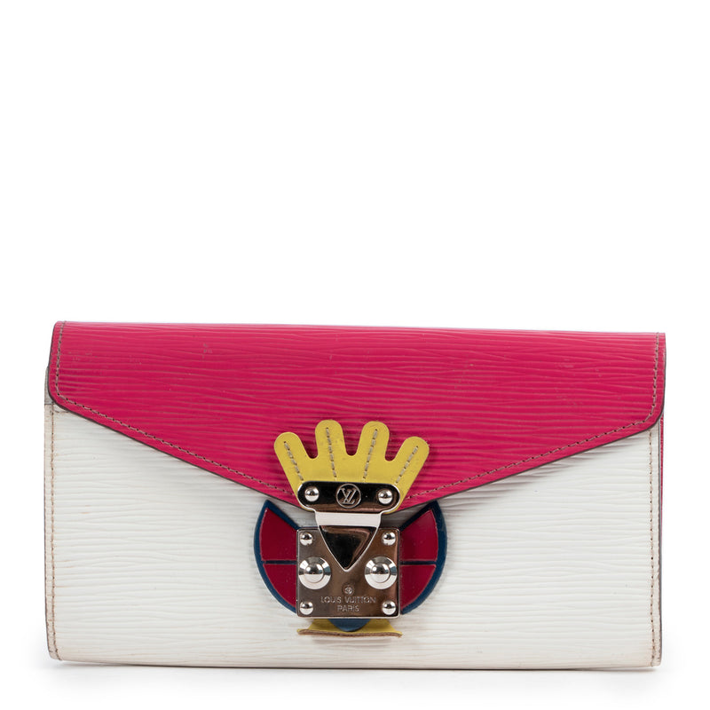 Louis Vuitton Epi Tribal Mask Sarah Wallet