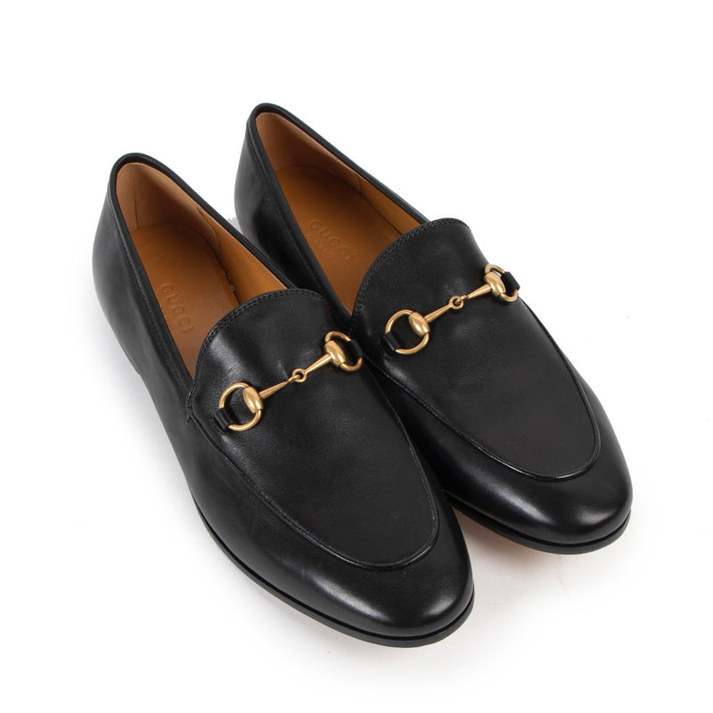 Shop now for your pre-loved, 100% authentic Gucci Black Betis Glamour Loafers - Size 38.5 at Labellov.