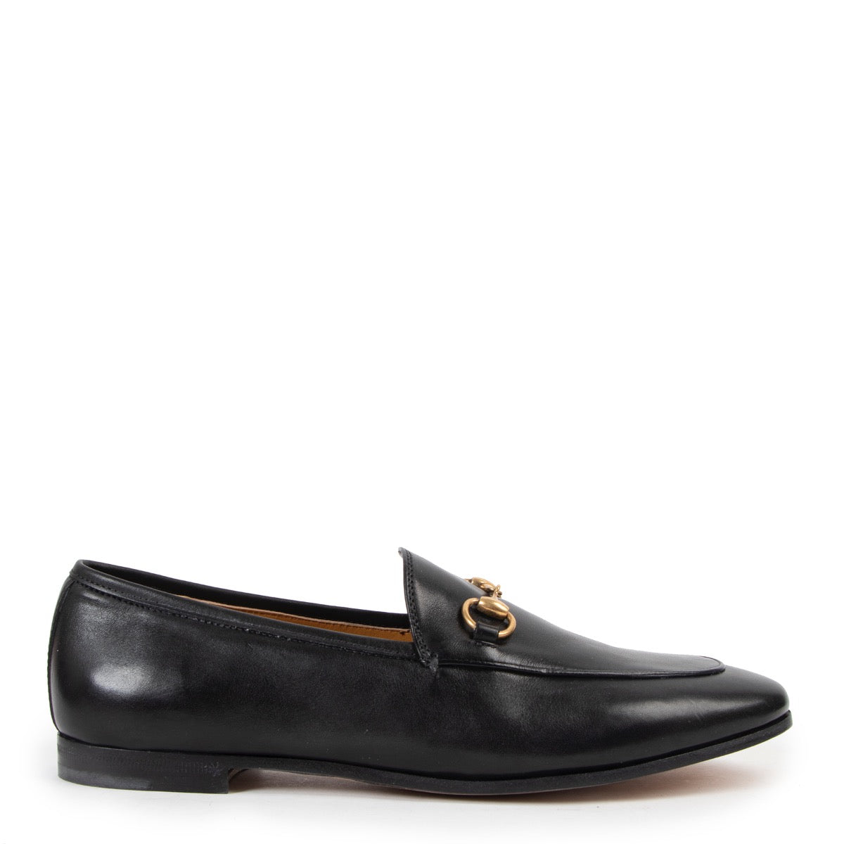 Shop now for your pre-loved, 100% authentic Gucci Black Betis Glamour Loafers - Size 38.5 at Labellov.