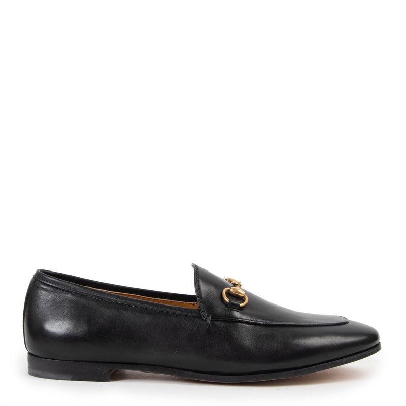 Shop now for your pre-loved, 100% authentic Gucci Black Betis Glamour Loafers - Size 38.5 at Labellov.