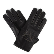 Shop now for your pre-loved, 100% authentic Loewe Black Anagram Leather Gloves - Size 7,5v at Labellov in Antwerp