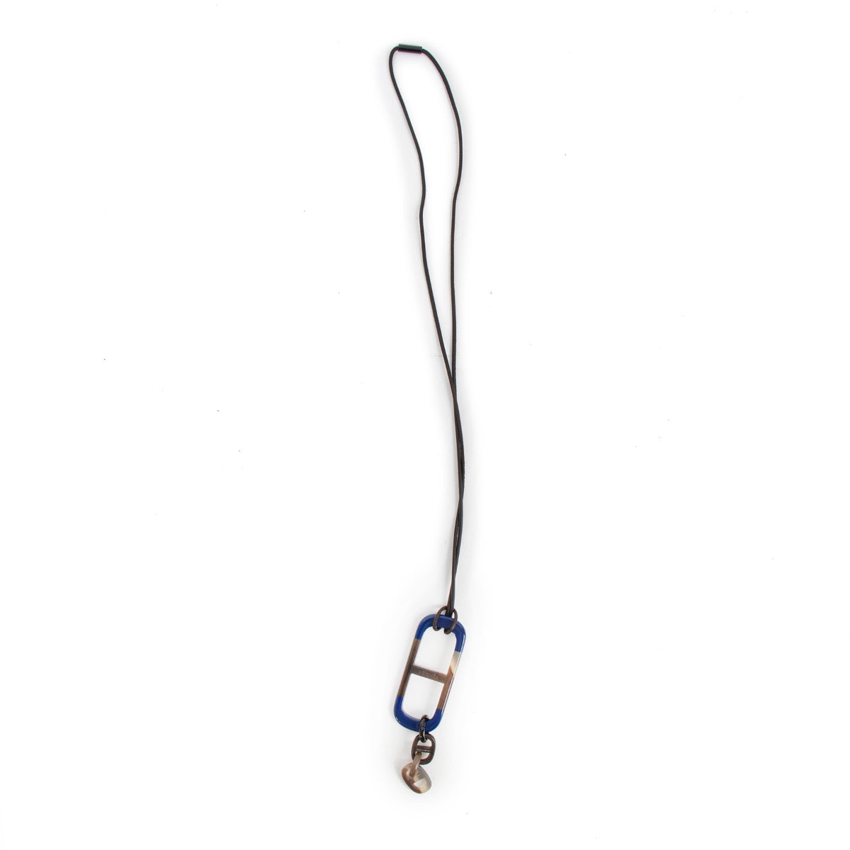 Shop now for your pre-loved, 100% authentic Hermes Bue/Grey Pendant Necklace at Labellov in Antwerp
